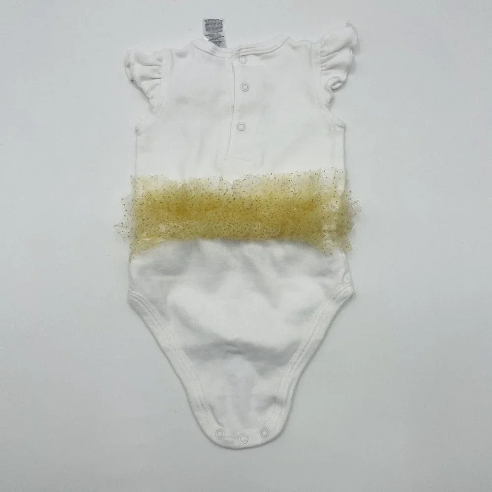 Baby‎ Essentials Infant Girls 6 Months Hello World Tutu Bodysuit Glitter 2159